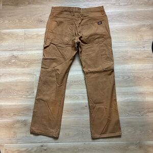 2000s Genuine Dickies Brown Cargo Pants Men Brown Cargo Workwear Pants W32 L30